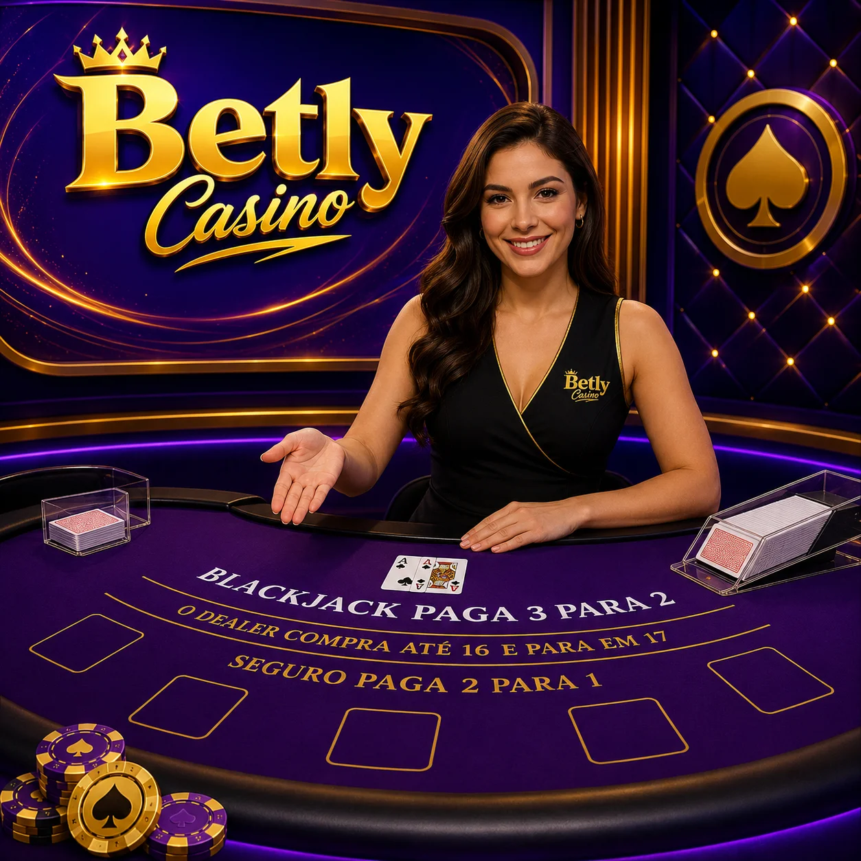 Cassino ao vivo com crupiê em português — Betly Casino